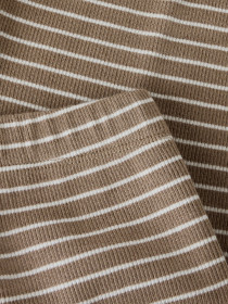 LIL ATELIER Rib Natsæt Gago Sepia Tint Turtledove